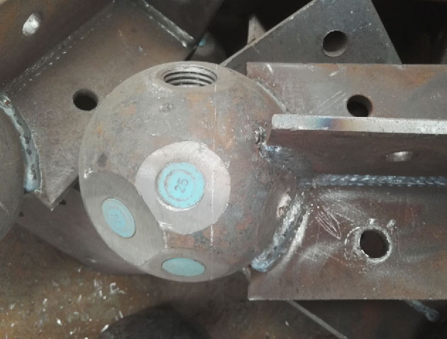 萍乡螺栓球球塞，网架配件