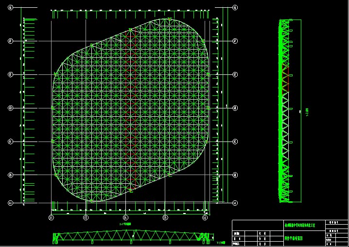 萍乡杭州转塘中学网架设计