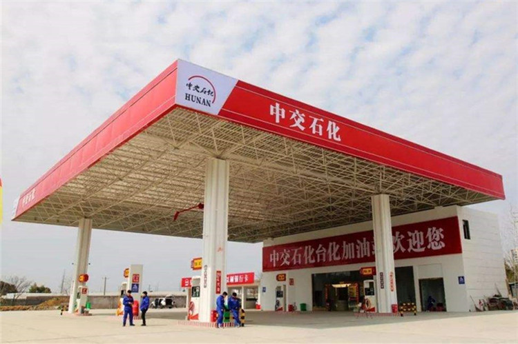萍乡加油站钢结构网架案例6